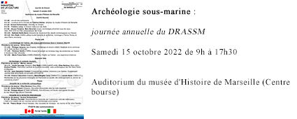 Archéologie sous-marine : journée annuelle du DRASSM