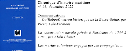 Chronique d'histoire maritime n°93 - décembre 2022
