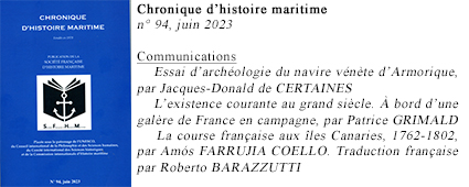 Chronique d'histoire maritime n°94 - juin 2023