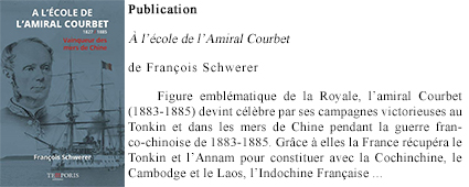 Publication : À l'école de l'Amiral Courbet.Éditions Temporis, juin 2023.
