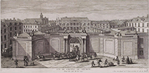Jean-Baptiste Rigaud - Vue du Palais de Soubise vers 1750