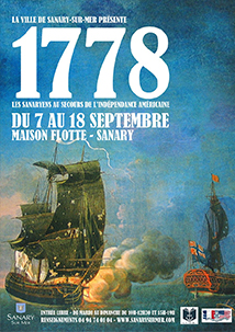  Conférence et exposition au musée de Sanary-sur-Mer du 7 au 18 septembre 2019, organisé par la Ville de Sanary et la SFHM : 1778, les Sanaryens au secours de l’indépendance américaine