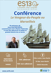 Affiche de la conférence sur le Marseillois