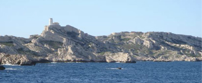 Colloque à ciel ouvert de la délégation Méditerranée de la SFHM aux îles du FRIOUL, le 28 octobre 2023 - Archipel dit aussi « îles du Frioul »