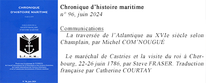 Chronique d'histoire maritime n°96 - juin 2024